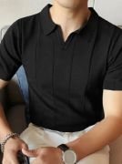 Erkek Kısa Kollu Polo Yakalı Triko Tshirt resmi